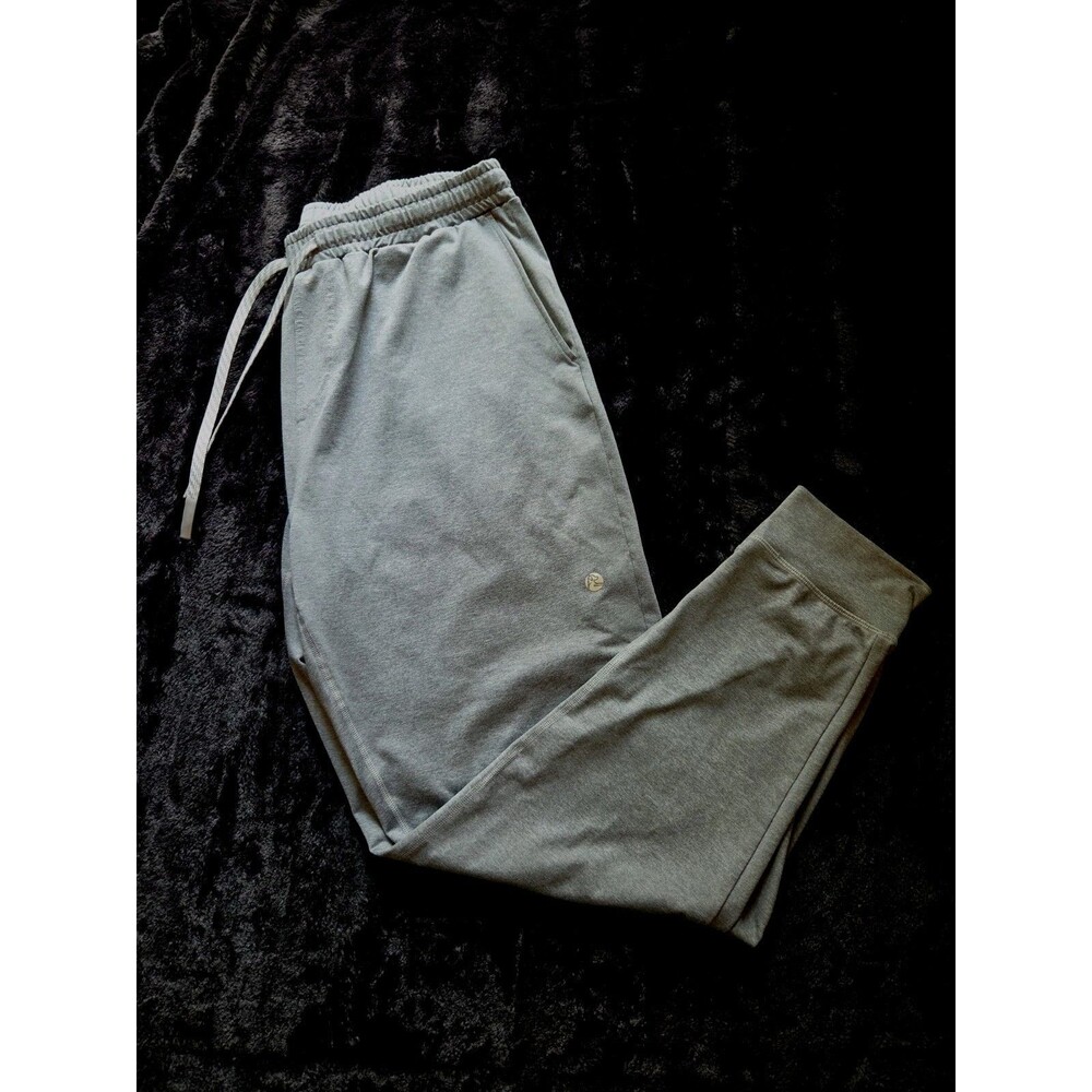 Rhoback Delta Performance Jogger Mens MEDIUM Gray Tapered Sweatpants Golf EUC